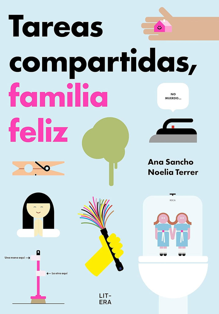 Tareas compartidas, familia feliz