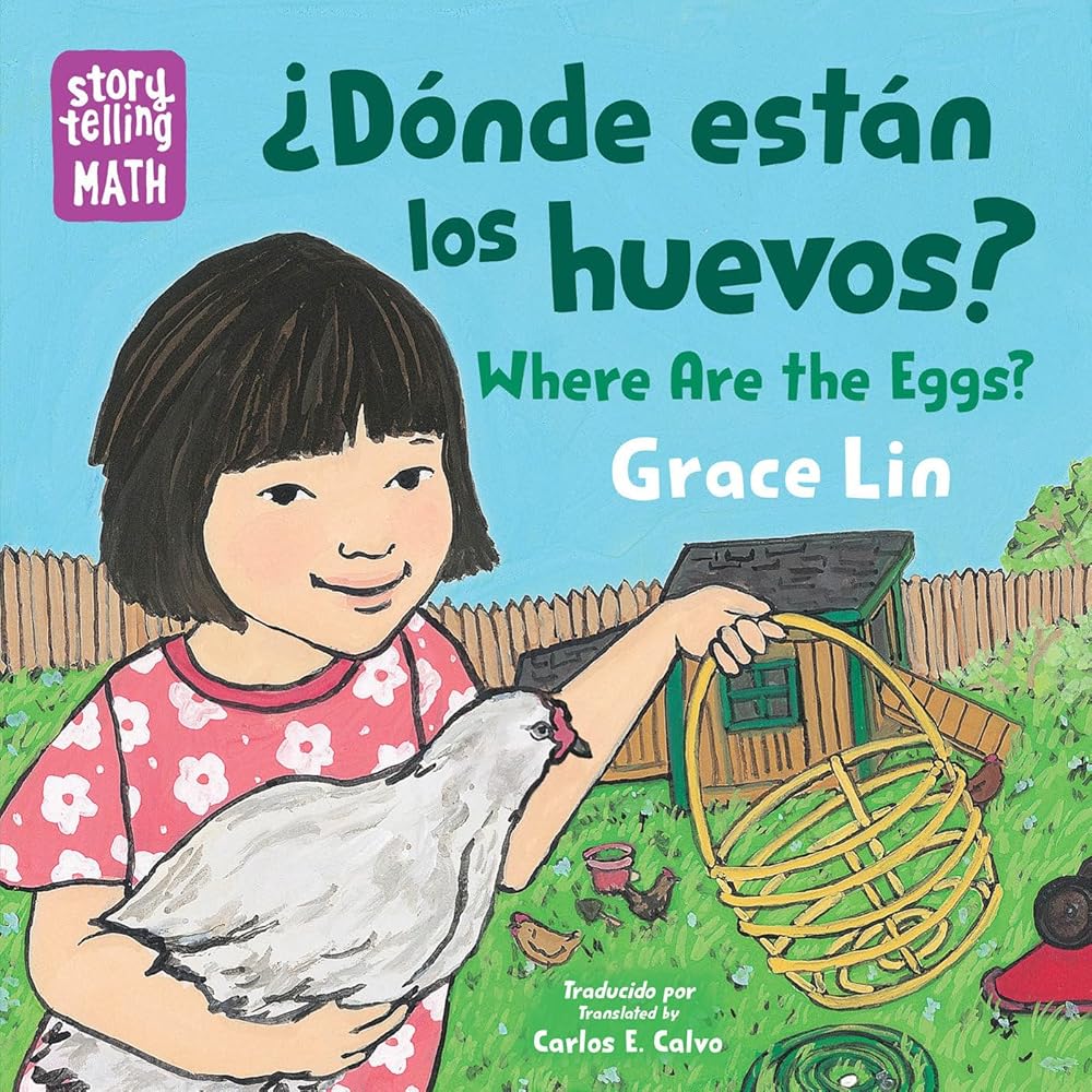 ¿Dónde están los huevos? / Where Are the Eggs? (Spanish Bilingual Edition) (Storytelling Math) cover image