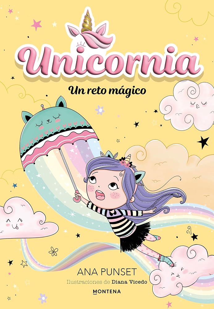 Unicornia 3 - Un reto mágico: ¡Un libro mágico con purpurina en la cubierta! (Universo Unicornia) cover image