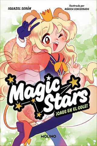 Magic Stars 2 - ¡Caos en el cole!: Un formato mitad novela, mitad cómic, ideal para niñas a partir de 9 años (Ficción Kids) cover image