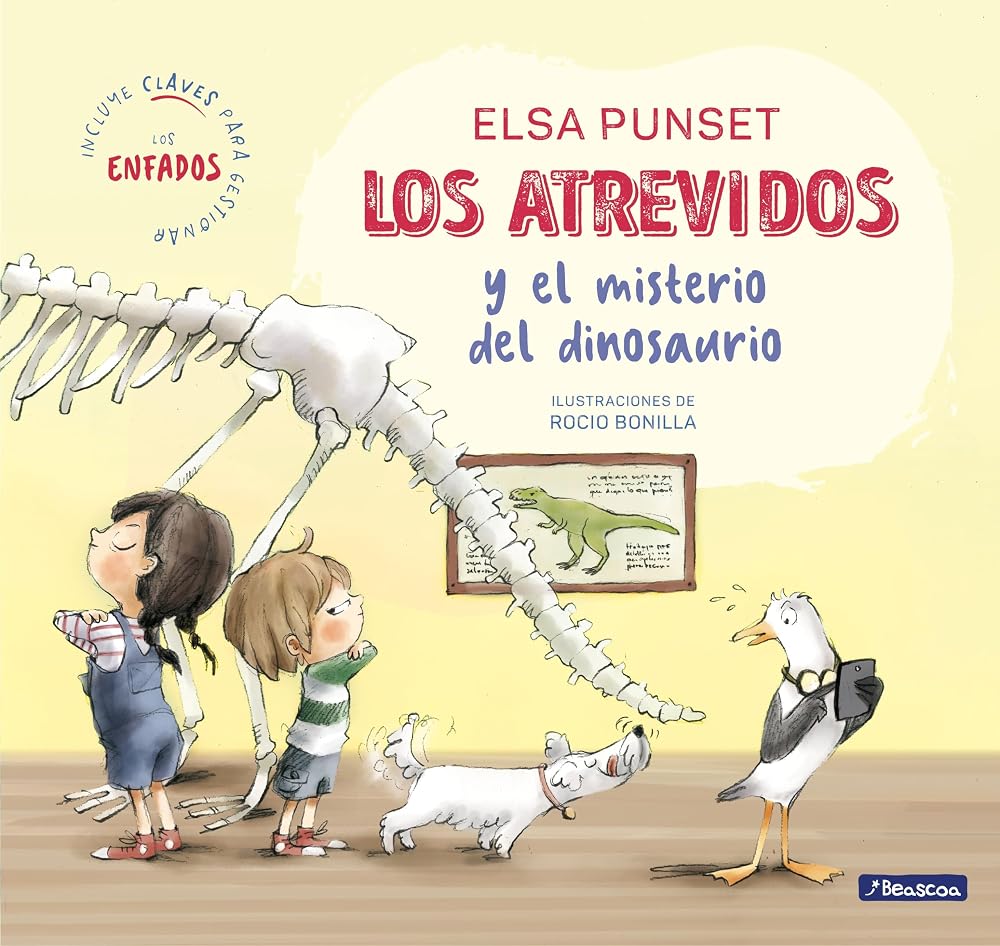 Los Atrevidos y el misterio del dinosaurio (Serie Los Atrevidos 4): Incluye claves para gestionar los enfados (Emociones, valores y hábitos) cover image