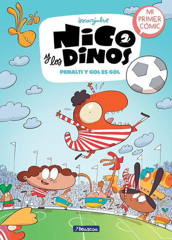 Nico y los dinos 3 - Penalti y gol es gol (Mi primer cómic) cover image