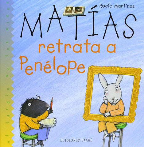 Matías retrata a Penélope (Jardín de libros) cover image