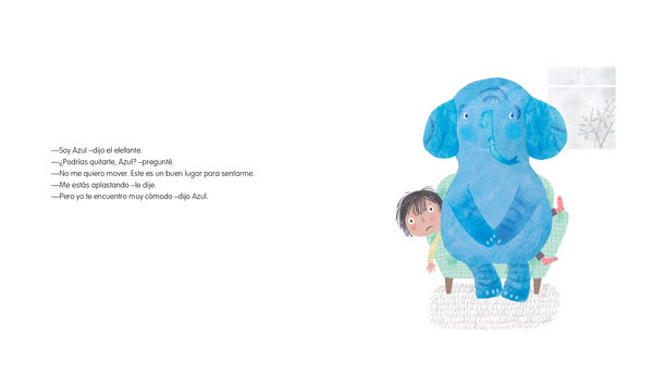 Mi elefante azul: Un libro sobre las emociones pesadas y enormes